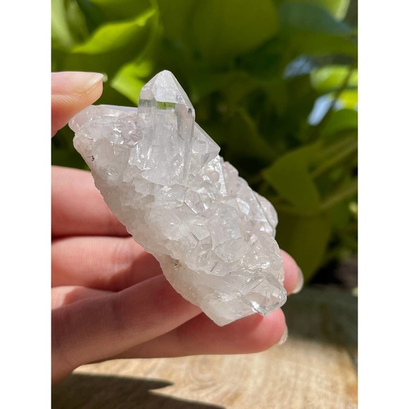 High Grade Brazilian Clear Quartz Cluster - Picture 8 of 11